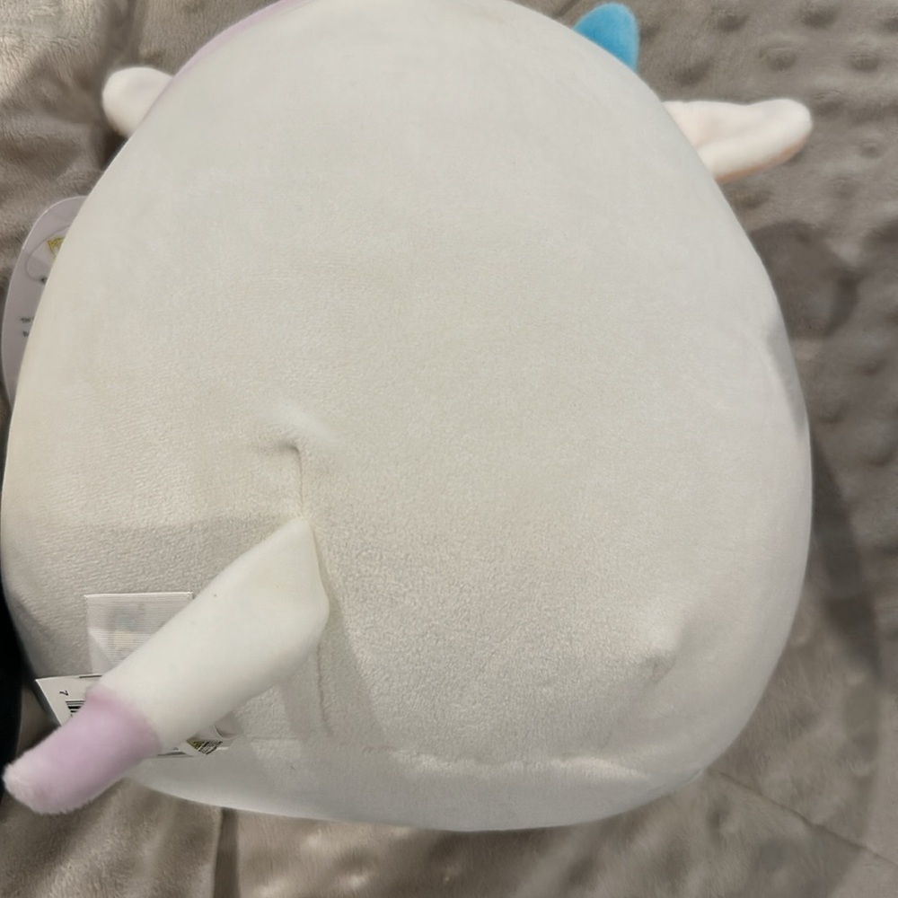 Squishmallows Black and Pastel Cow Plush Conner - Picture 3 of 3